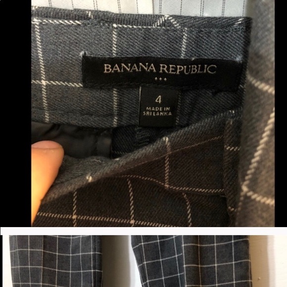 Classic Banana Republic WINDOWPANE Pant Suit - Picture 4 of 7